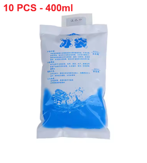 10-Piece Reusable Gel Ice Pack Set