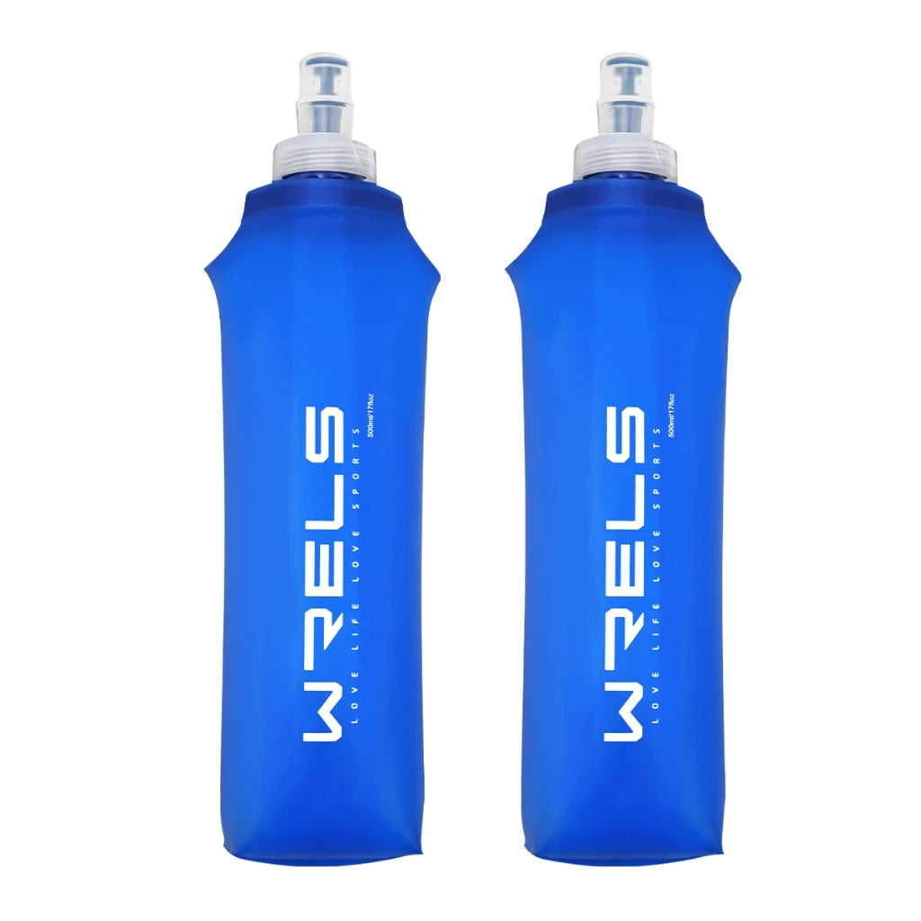WRELS Folding Water Bottle (Blue)