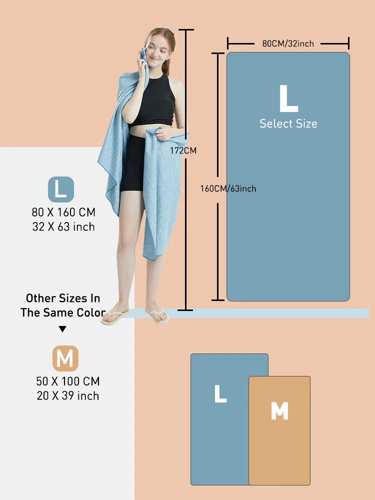 Sports Quick-Dry Microfiber Towel