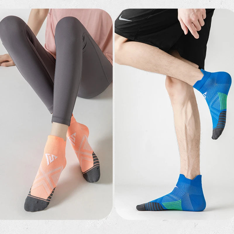Unisex TSODUCE Cushioned Ankle Running Socks