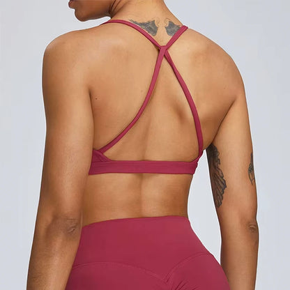 Hearuisavy Scrunch Sports Bra