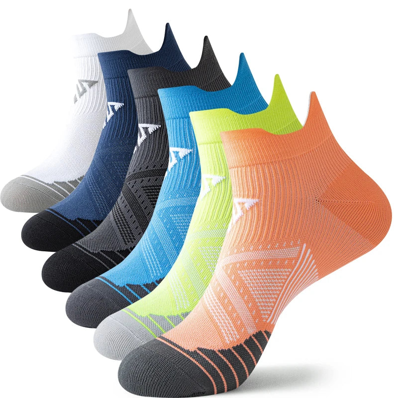 Unisex TSODUCE Cushioned Ankle Running Socks