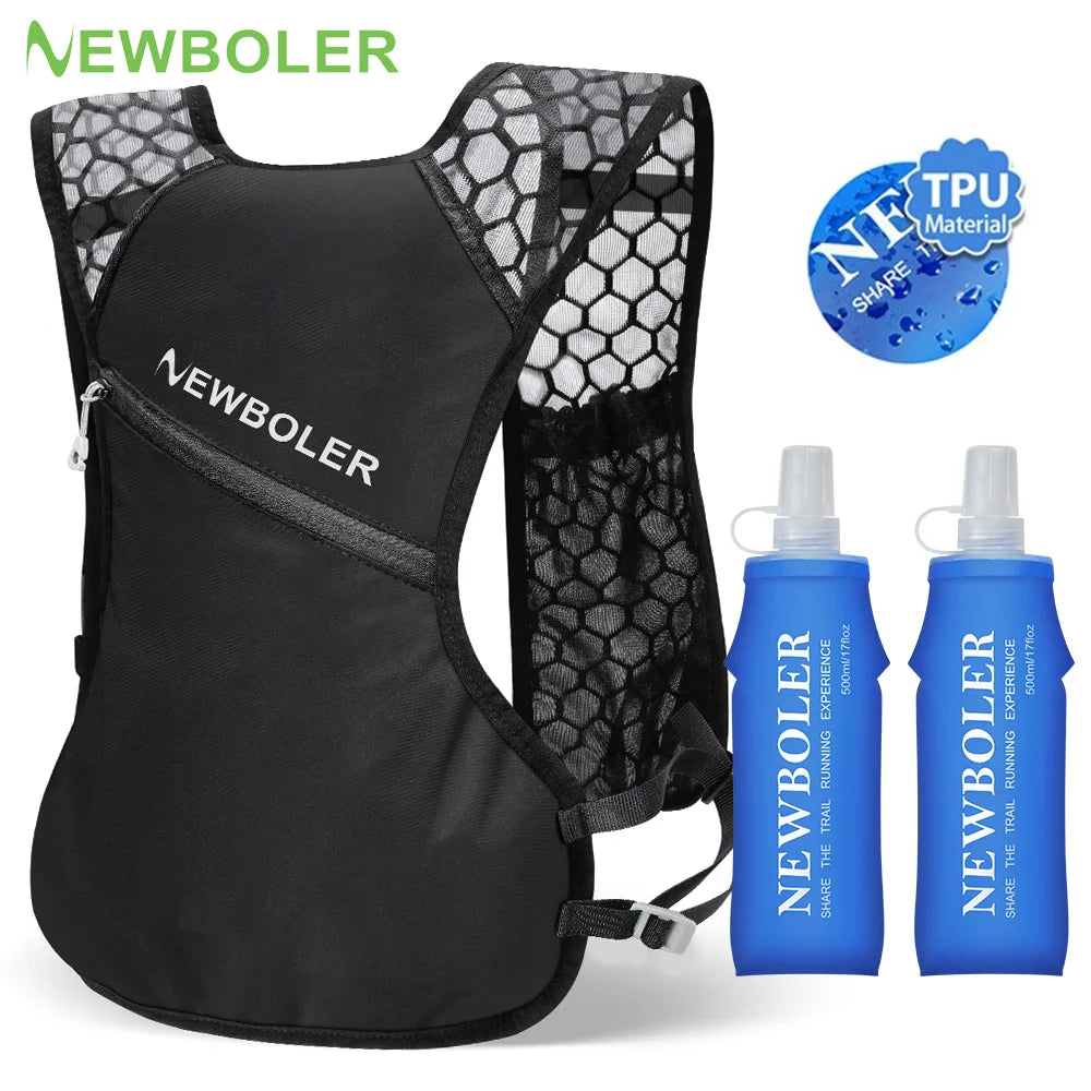 NEWBOLER Lightweight Hydration Running Vest Backpack (BAG629)