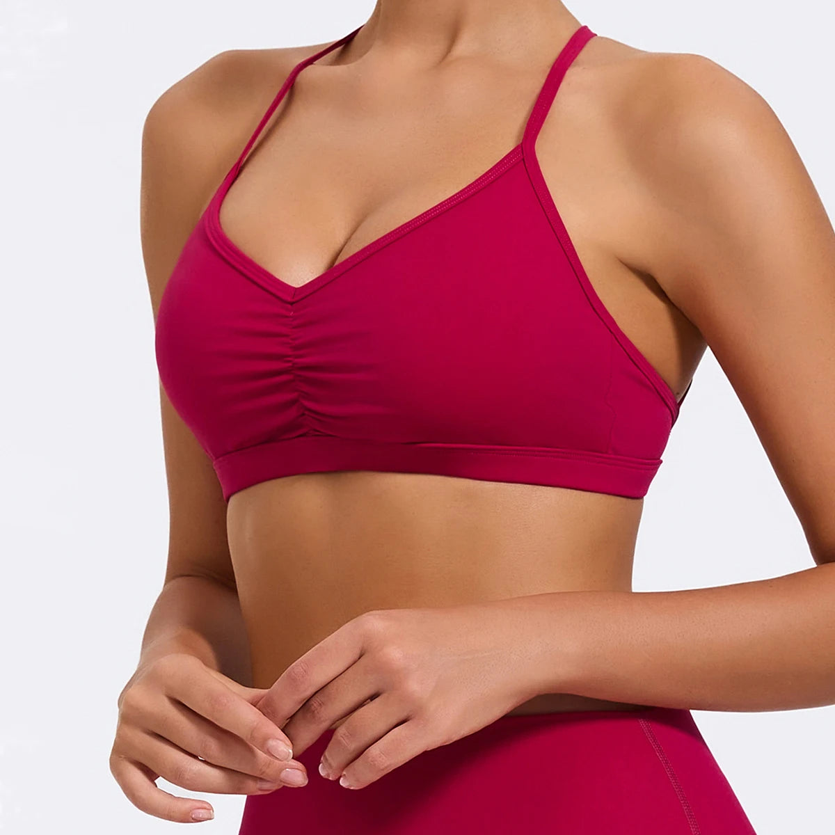 Hearuisavy Scrunch Sports Bra